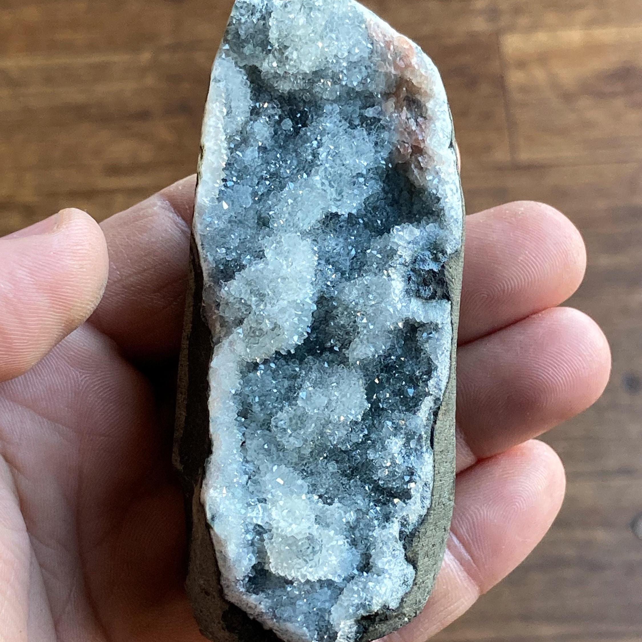 Black Chalcedony Freeform. Ethically and Faire Trade Sourced from Morocco. 206g. Crystal Healing.