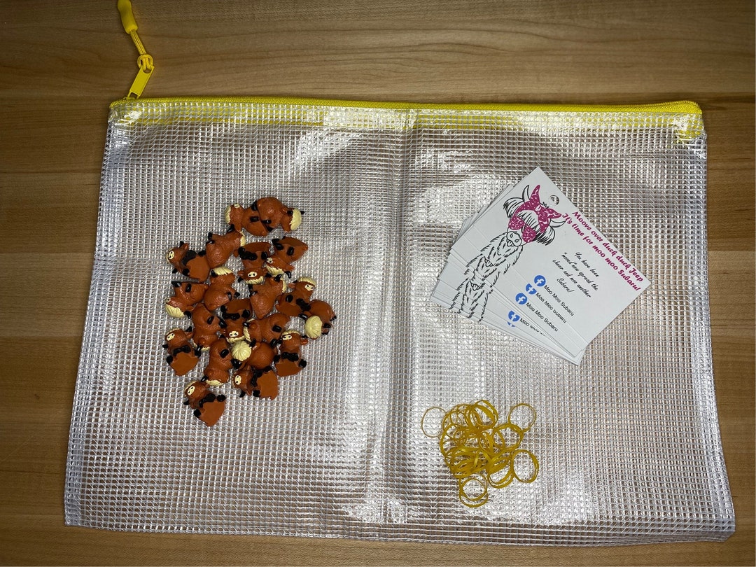 Moo Moo Subaru Starter Pack highland Cow Edition Etsy