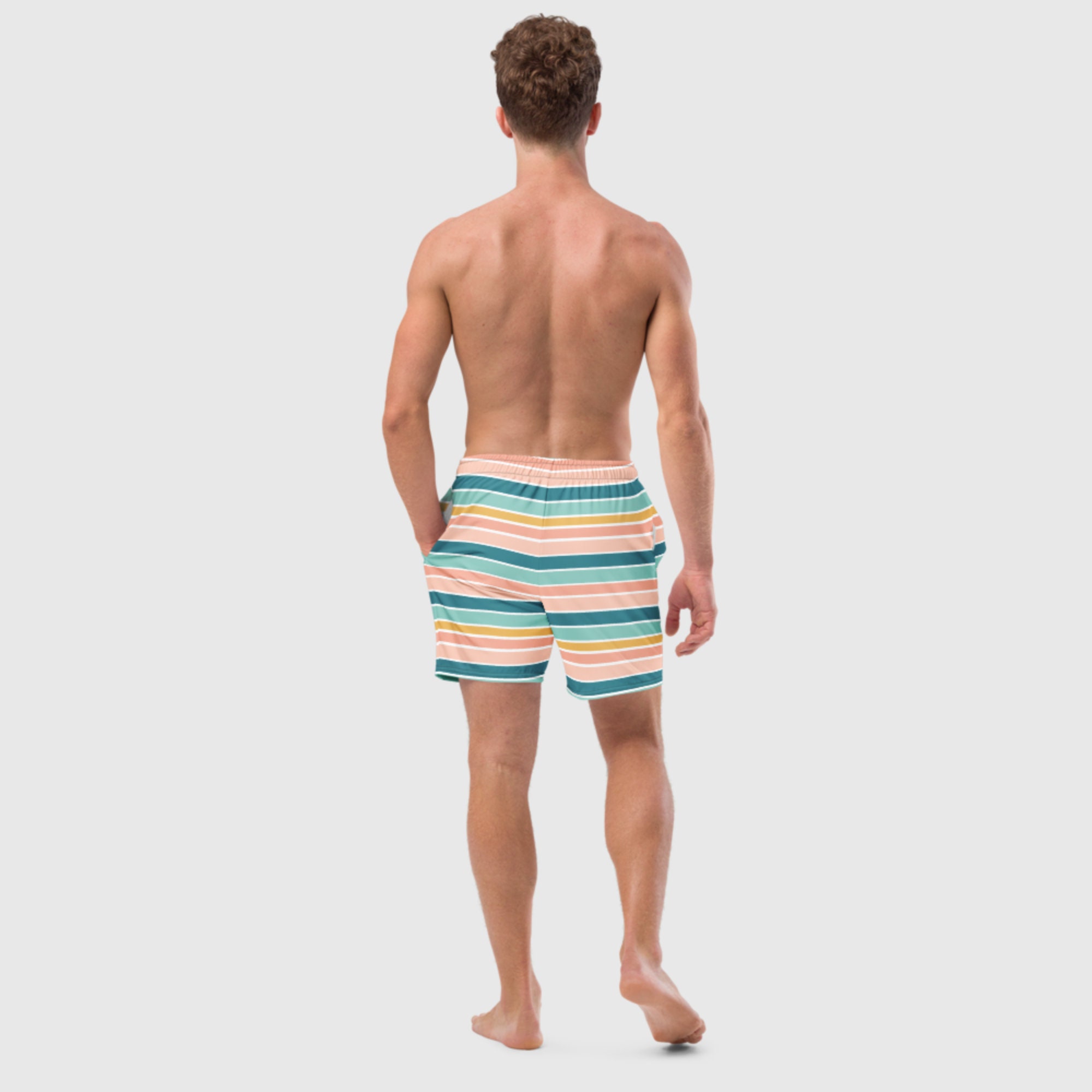 Men's Swim Trunks Mesh Liner Board 