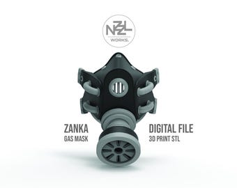 Zanka Gas Mask (STL files)