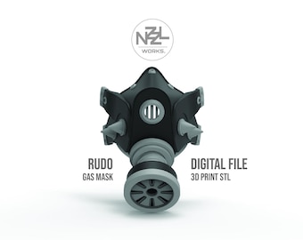 Rudo Gas Mask (STL files)