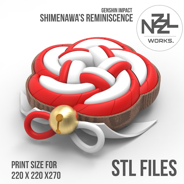 Shimenawa’s Reminiscence Bloom STL files