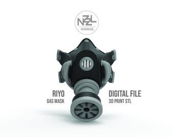 Riyo Gas Mask (STL files)