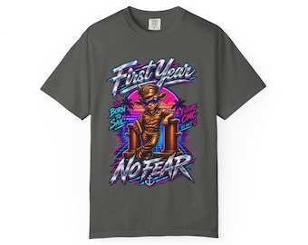 First Year No Fear - New Navy Chief Goat Garment-Dyed Tee - CPO Pinning Gift