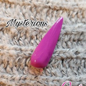 Mysterious Dip Powder - Halloween Dip Powder, Thermal Dip Powder, Purple Dip Powder, Acrylic Dip Powder, DIY Nail Dip, Dip Powder