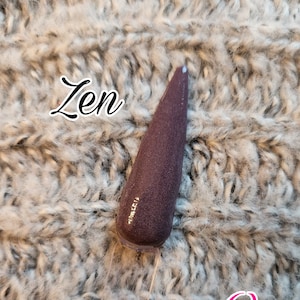 Zen Dip Powder - Purple Dip Powder,  Acrylic Dip Powder, Nail Dip Powder, DIY Nail Dip Powder, Nail Dip, Fall Dip Powders