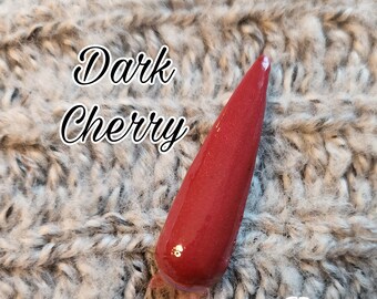 Dark Cherry Dip Powder - Burgundy Dip Powder, Acrylic Dip Powder, Nail Dip Powder, DIY Nail Dip Powder, Nail Dip, Fall Dip Powders