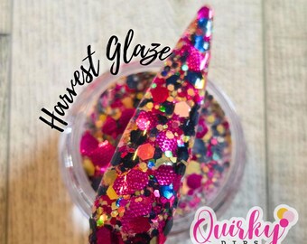 Esmalte de cosecha: azul marino, frambuesa, naranja, polvo de inmersión con brillantina, dips peculiares, polvo de inmersión de otoño, polvo de inmersión para uñas, inmersión para uñas, inmersión para uñas con brillantina