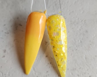 Duo Gemini: Gemelli, Socialite, cipria gialla, cipria eccentrica, cipria, cipria acrilica, cipria per unghie, duo cipria