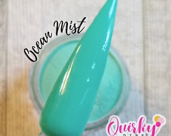 Ocean Mist Dip Powder - Turquoise Dip Powder, Acrylic Dip Powder, Nail Dip Powder, Spring Dip Powder, DIY Nail Dip Powder