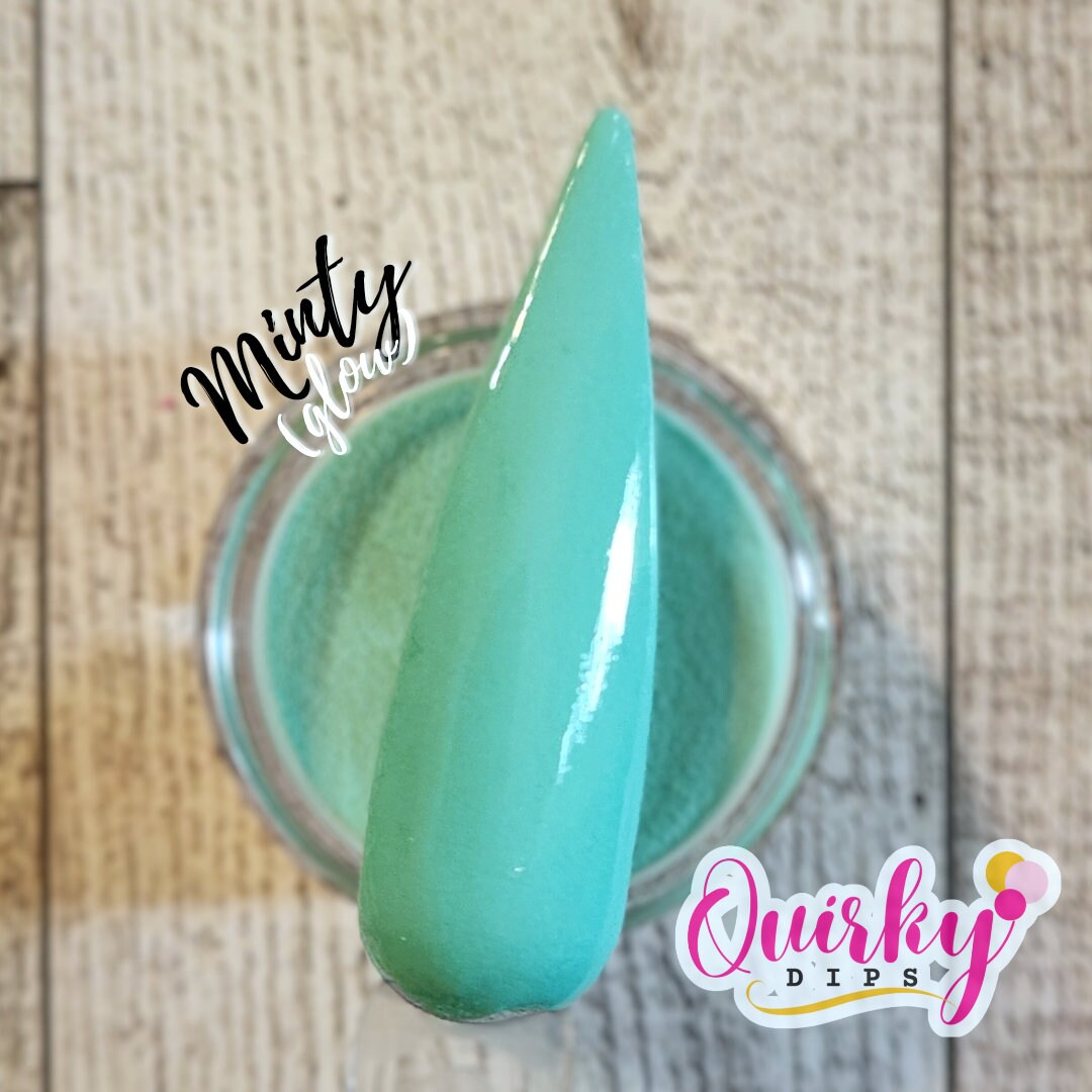 Minty Fresh Nail Dip Vibes