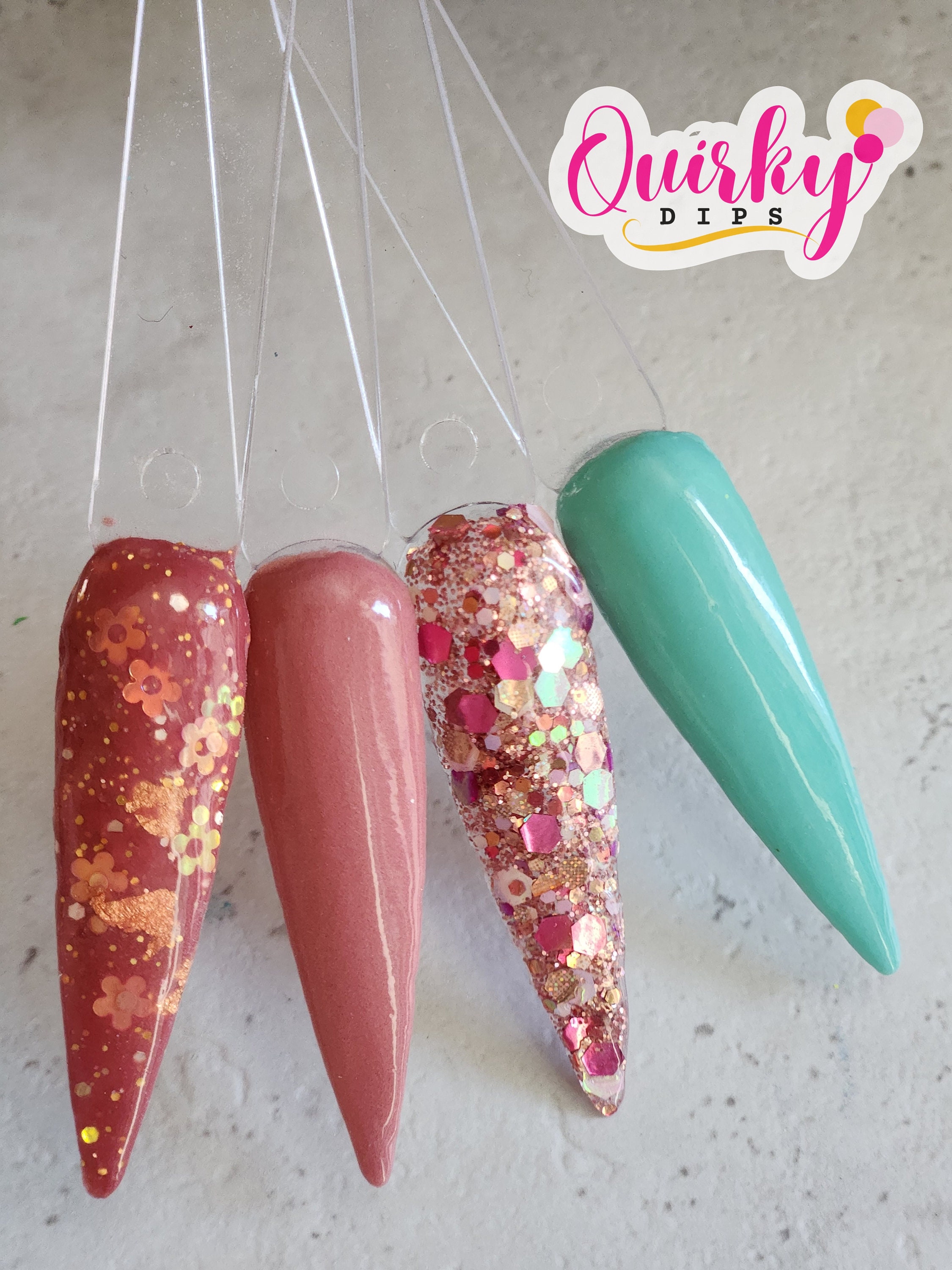 Minty Fresh Nail Dip Perfection