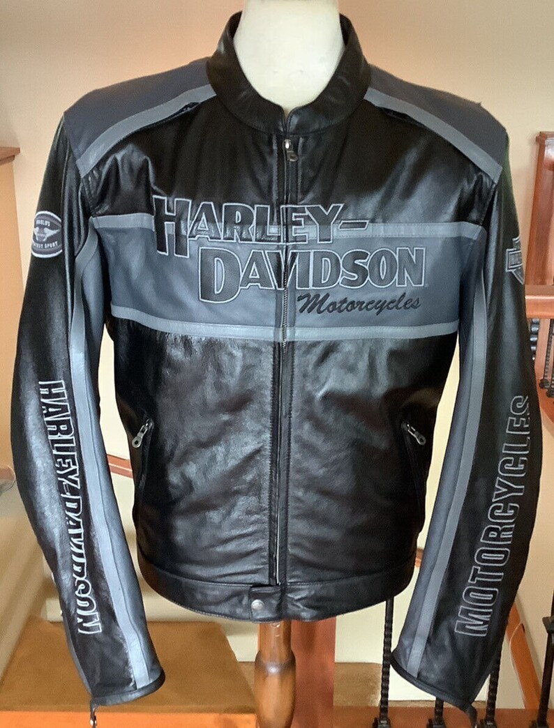 Harley Davidson Classic Cruiser 98118-08VM Leather Jacket - Etsy Australia