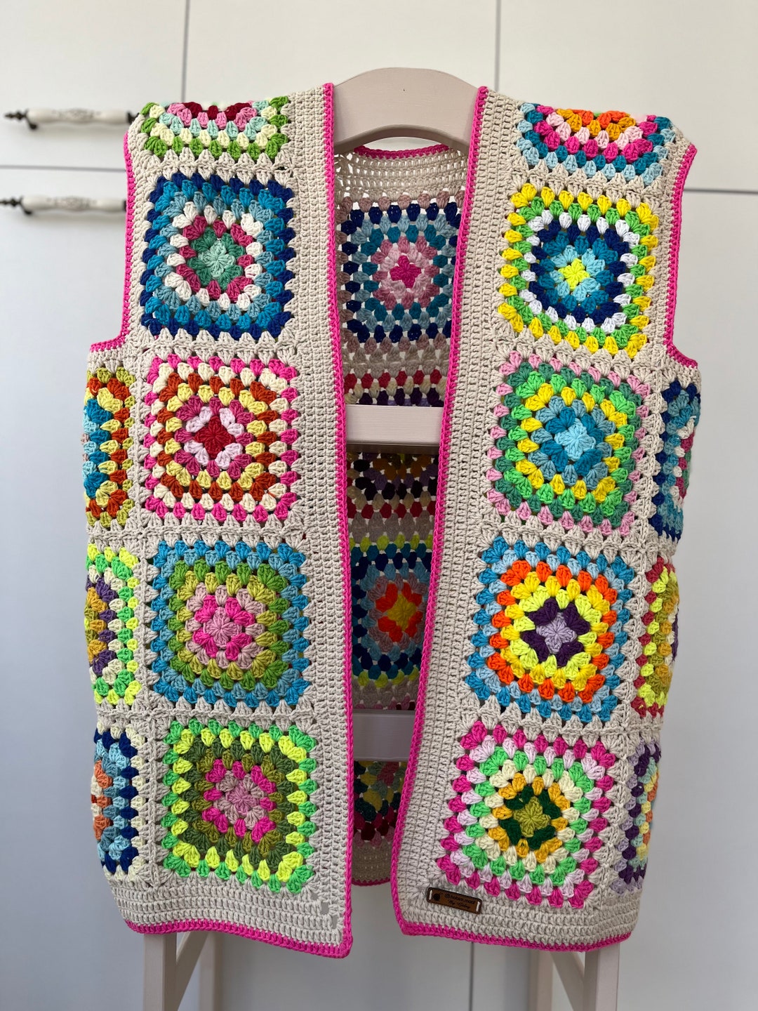 Granny Square Faldas De Crochet Largas Granny Tejidos De Chalecos