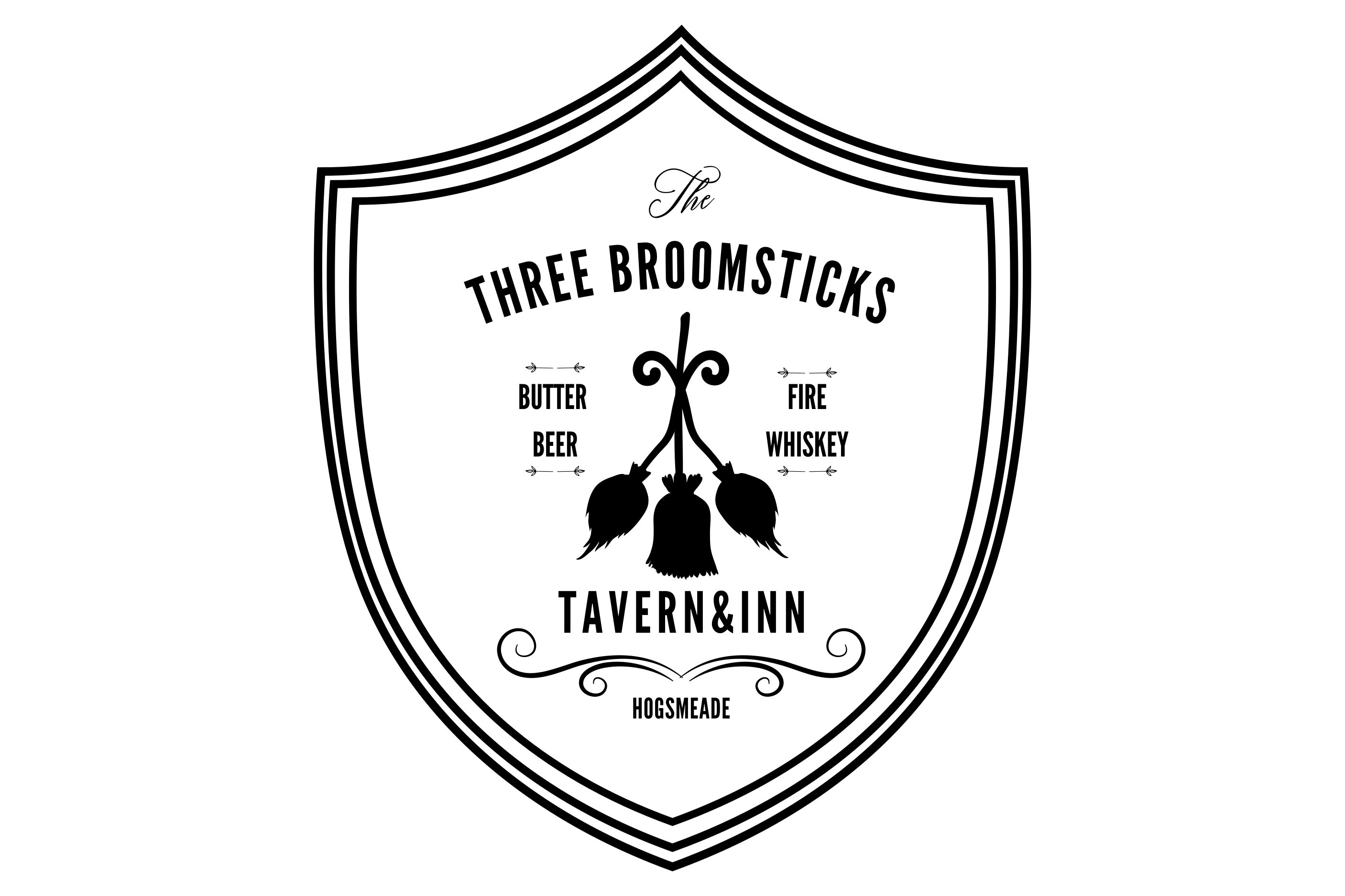 Three Broomsticks Logo