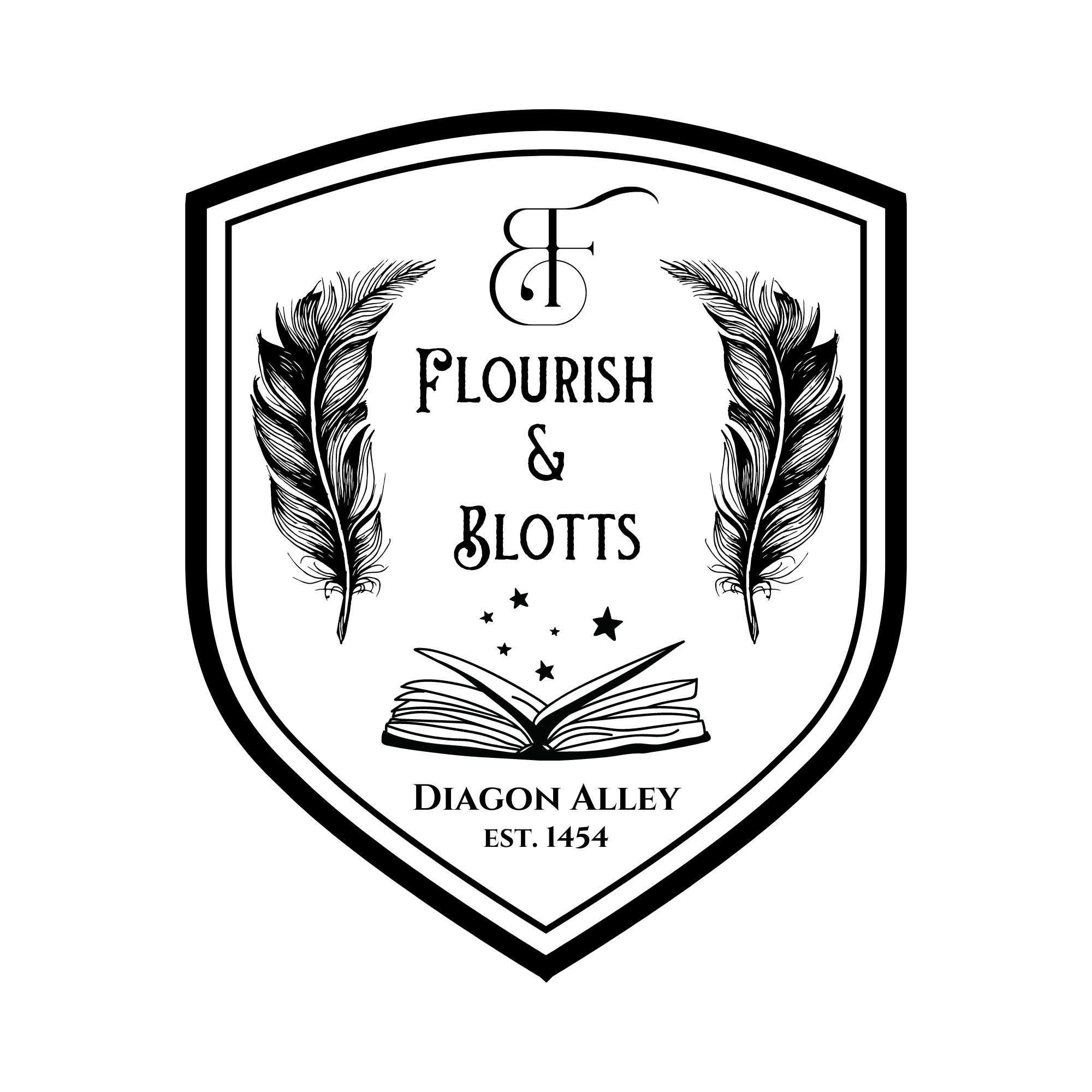 Flourish & Blotts Diagon Alley Bookseller SVG PNG JPG File Hp - Etsy