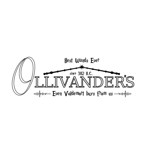 Ollivanders Sign - Etsy