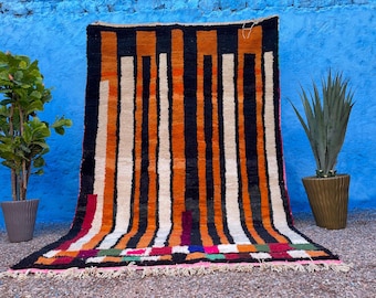 Alfombra de lana Beni Ourain hecha a mano: auténtica decoración marroquí