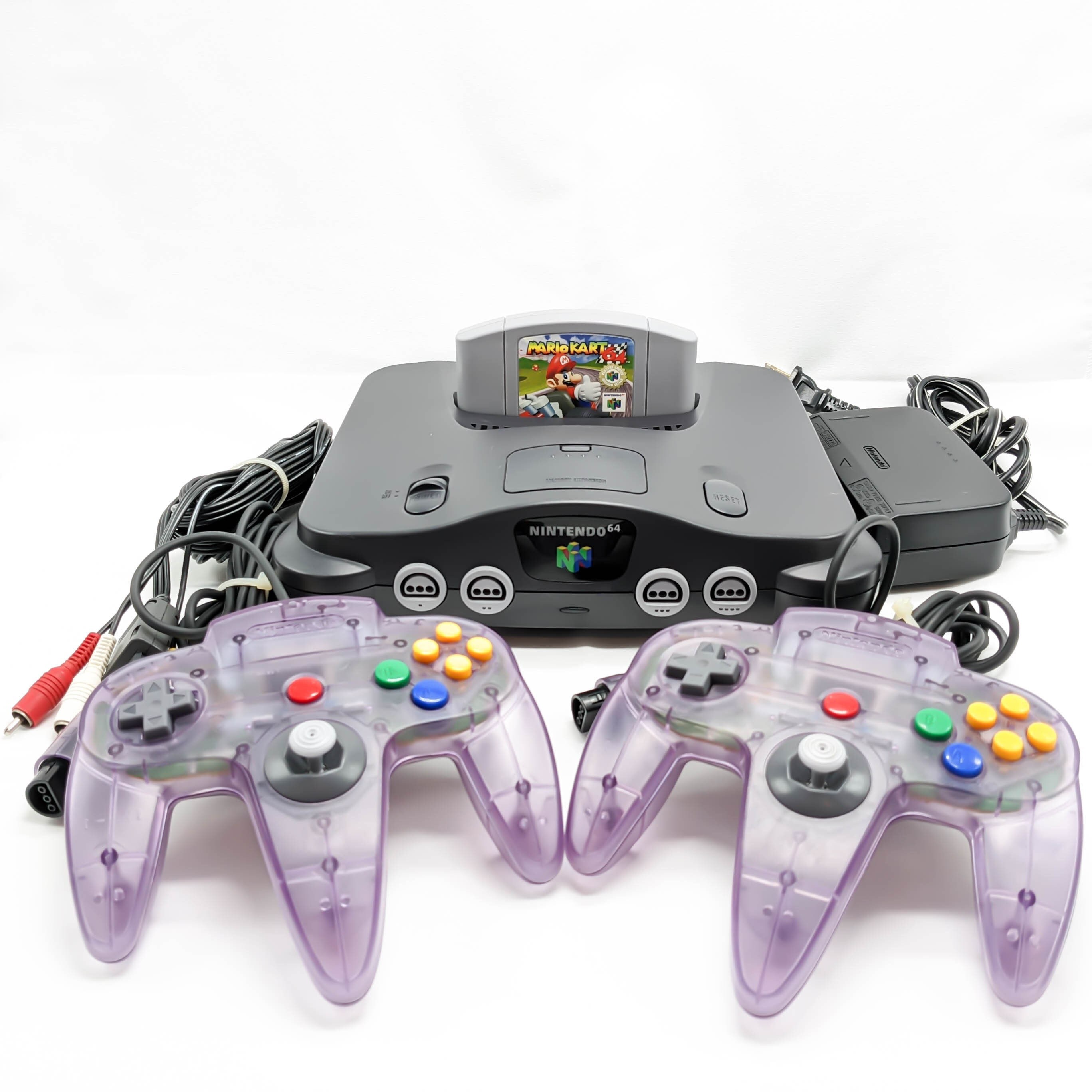 ugyldig Svare rangle Refurbished Nintendo 64 With Mario Kart 64 and Two 2 Atomic - Etsy Finland