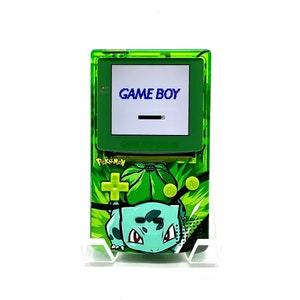 Custom Backlit Nintendo Gameboy Color Pokemon Center Themed Squirtle  Charmander Bulbasaur by 8bitaesthetics 