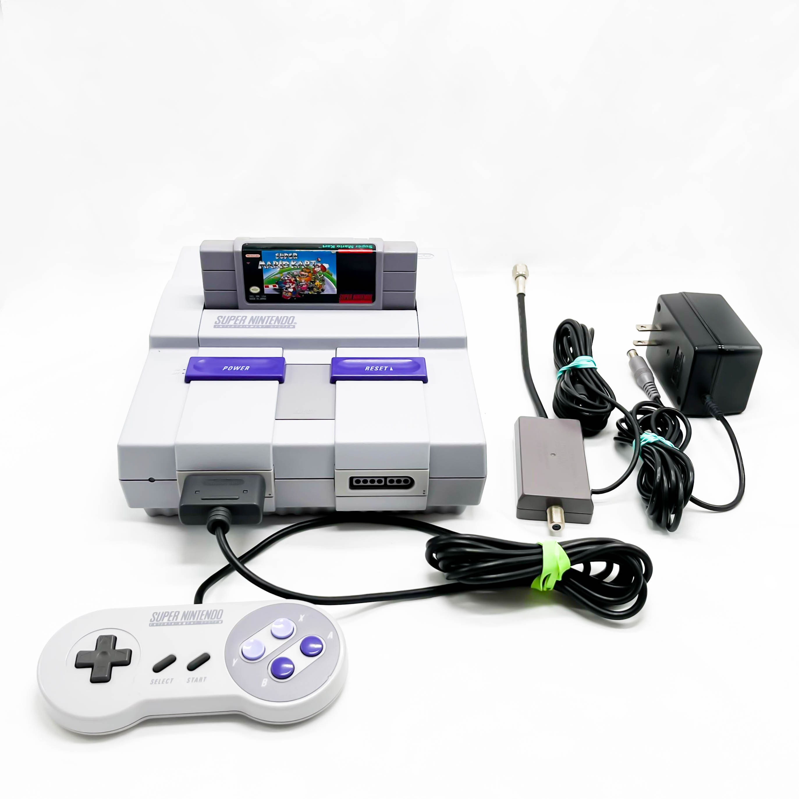 Super Nintendo Mini Console SNES System 2 Controllers AV Power Super Mario  World