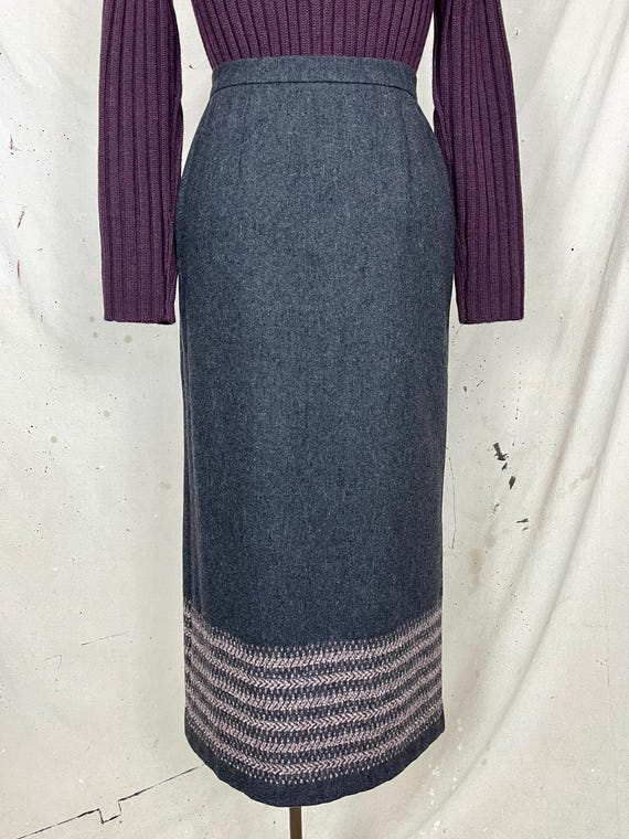 Vintage Longline Wrap Skirt (S) View 3
