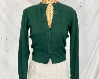 Cardigan in lana vintage anni '50 (XS-S)