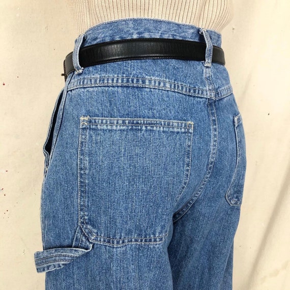 Vintage Denim Workwear Mom Jeans (M-L) - image 1