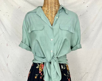 Vintage overhemd met zak (L-XL)