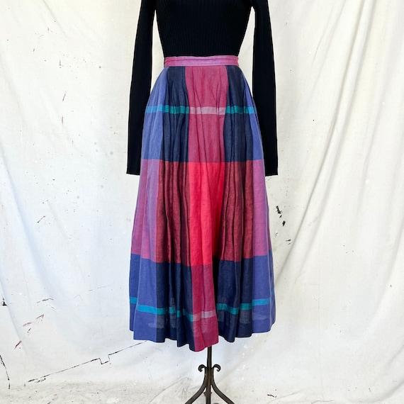 Vintage Perry Ellis Voluminous Midi Skirt (S) - image 1