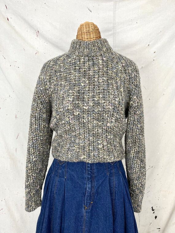 Vintage Chunky Hand Knit Sweater (M) - image 2