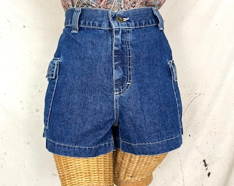 Vintage Lee Latzhose Tasche Shorts (M)