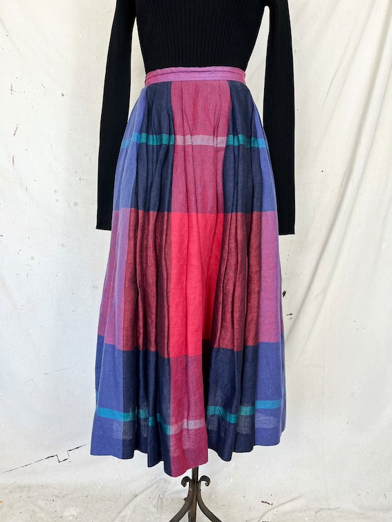 Vintage Perry Ellis Voluminous Midi Skirt (S) - image 4