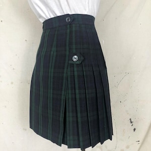 Vintage Deadstock Plaid Mini Skirt (XS)