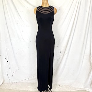 Vintage 90&#39;s Strappy Back Evening Dress (S-M)