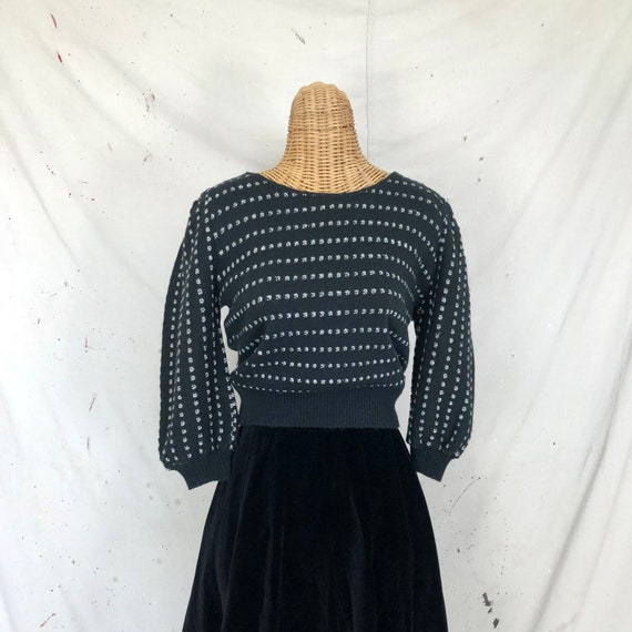 Vintage 70’s Does 40’s Sweater (M-L)