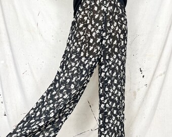 Vintage Sheer Wide Leg Pants (XS-M)