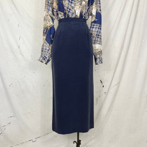Vintage Deadstock Seide Longline Rock (L)