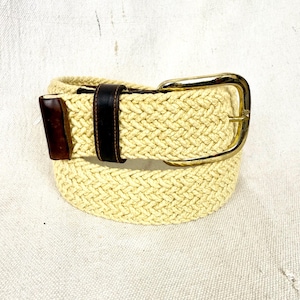 Vintage Braided Cotton Belt