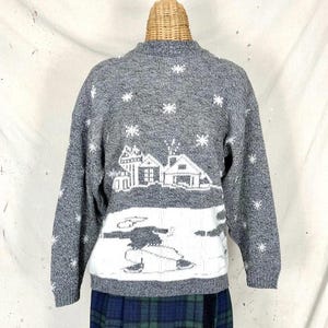 Vintage Ice Skater Sweater (M)