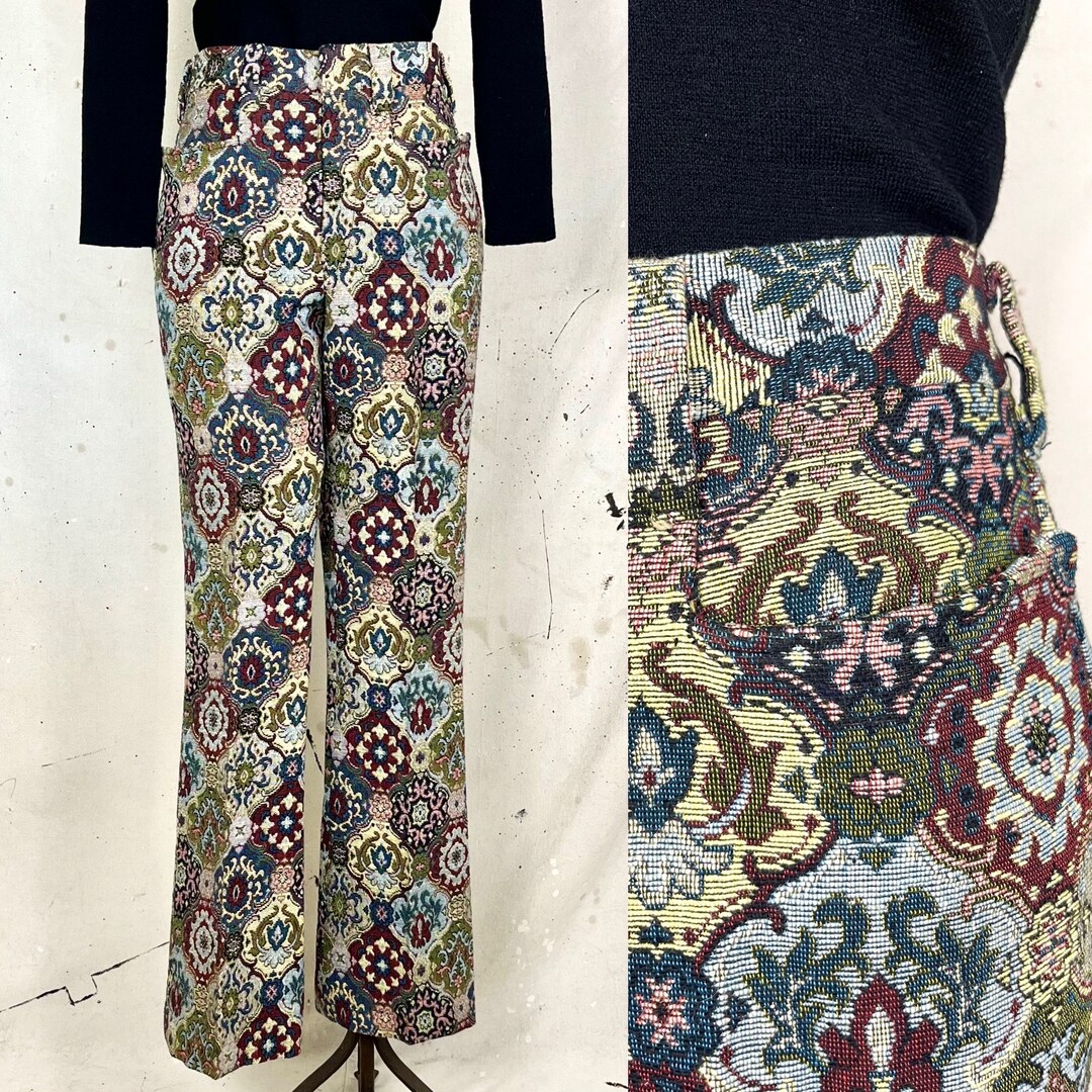 パンツ 80s dead stock flower pattern pants パンツ 80s dead stock flower pattern pants Vtg 80's Floral