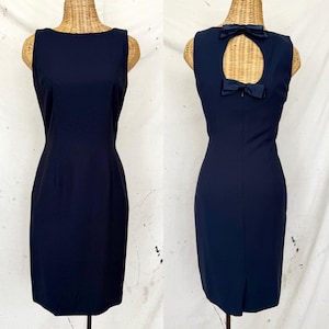 Vintage 90’s Bow Back Cocktail Dress (M)