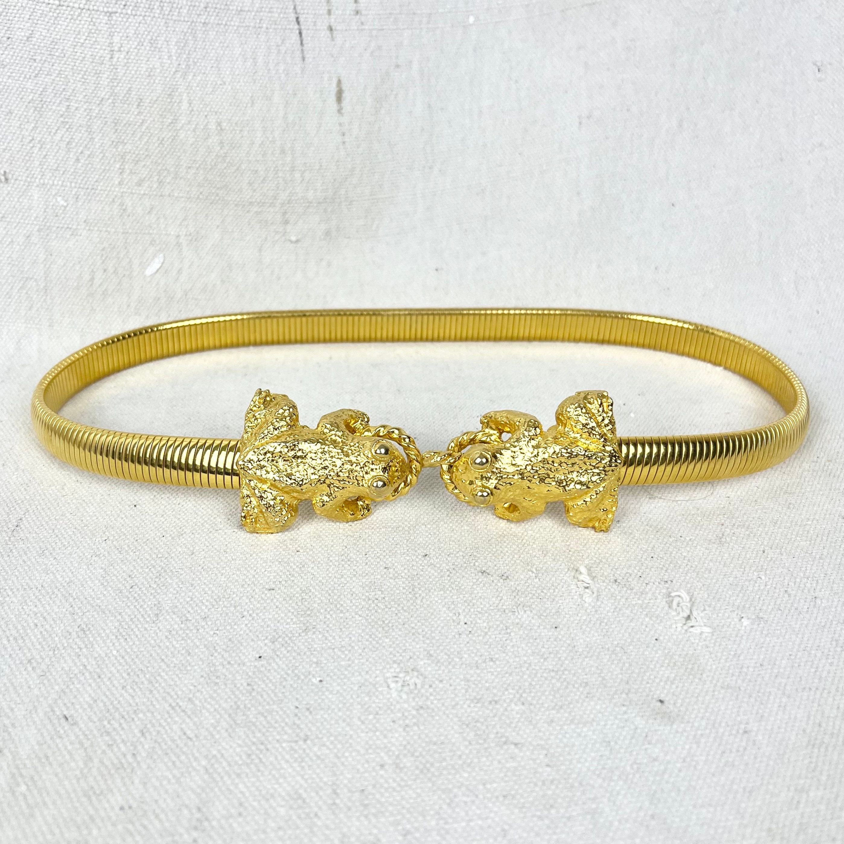 Vintage Mimi D N Frog Belt - Etsy