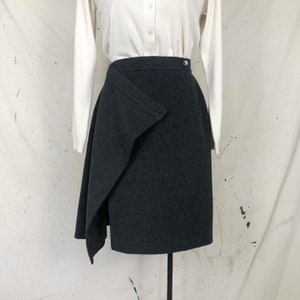 Vintage Wool Wrap Skirt (S)