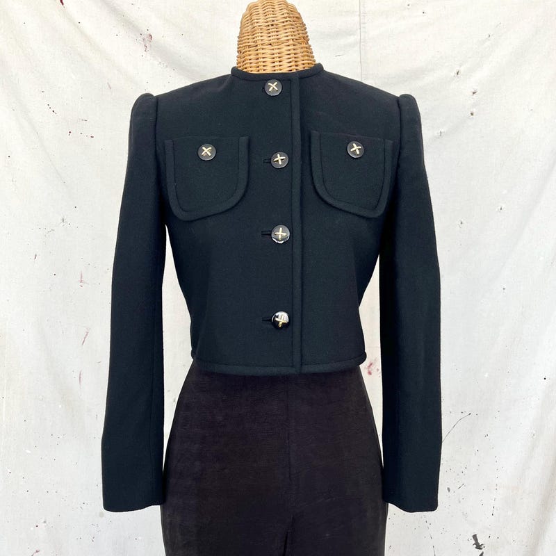 Cropped Wool Boxy Jacket main image 0