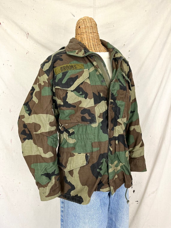 Vintage 70/80’s Army Camo Winter Field Jacket (L) - image 4