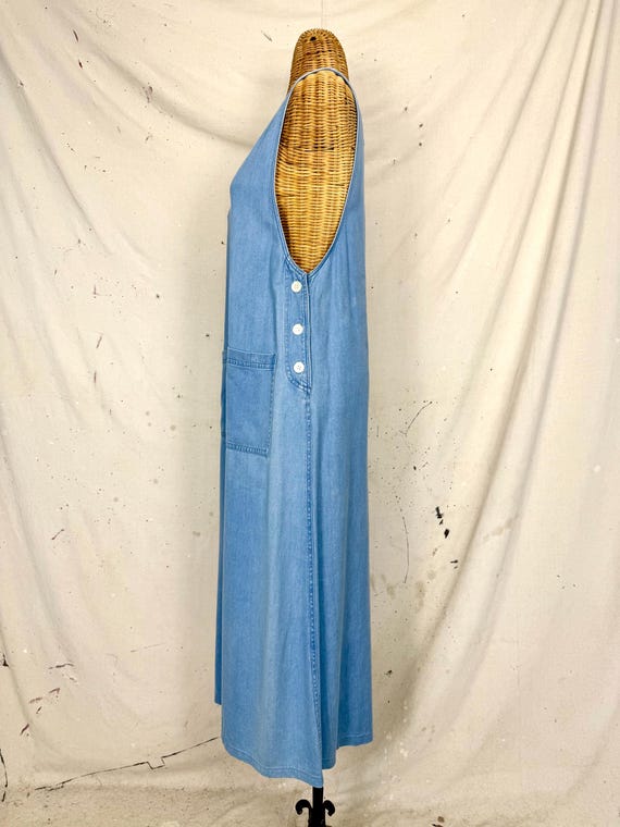Vintage Chambray Pinafore (M) - image 4