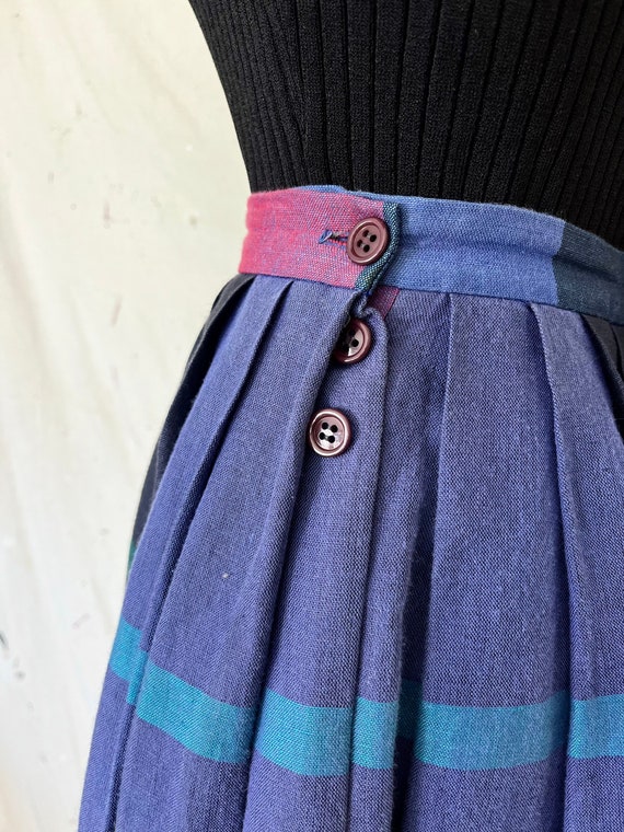Vintage Perry Ellis Voluminous Midi Skirt (S) - image 6