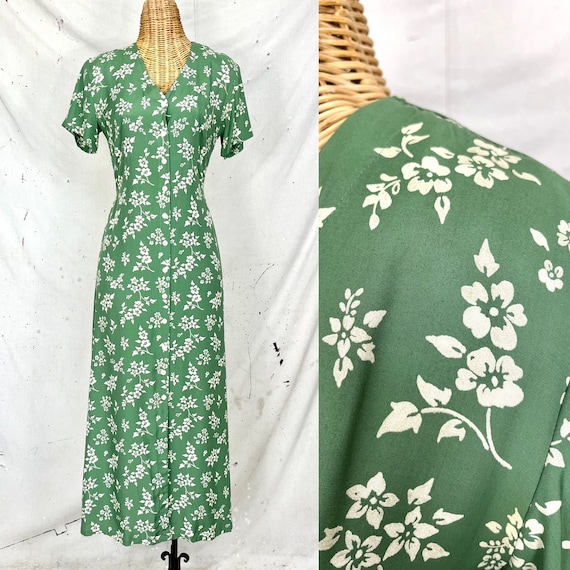 Vintage Floral Market Dress (S-M) - image 1