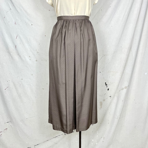 Vintage Silk Midi Skirt (M-L) - image 1